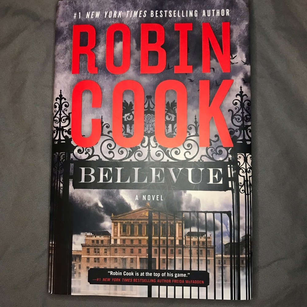Bellevue Novel - Robin Cook - Black and Red Hard Cover